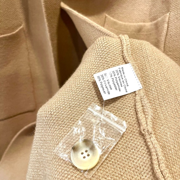 NEW Lyla + Luxe Judith Long Single Breasted Duster Sweater Blazer Coat Jacket XS - Picture 10 of 10